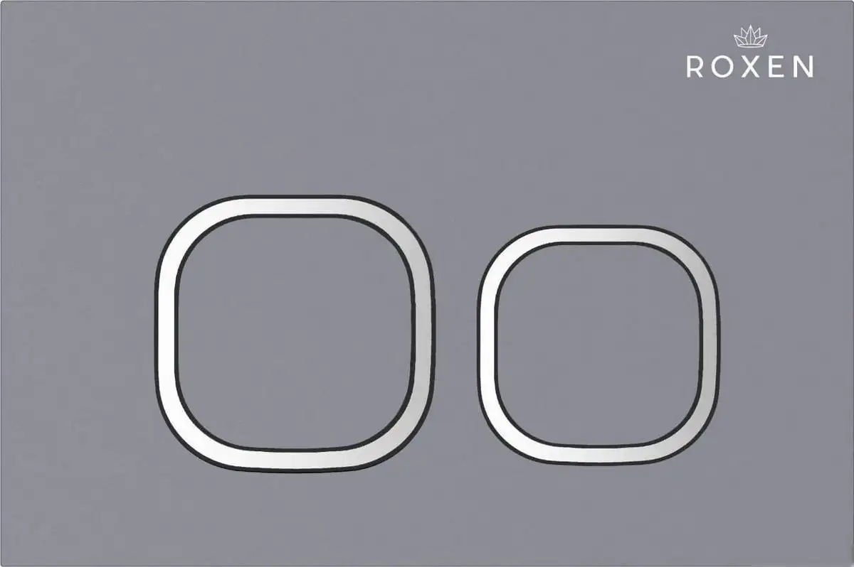 Унитаз подвесной Roxen Vine Tornado в комплекте с инсталляцией StounFix Dual Fresh 6 в 1 979019 (кнопка: серый гранит) - фото товара