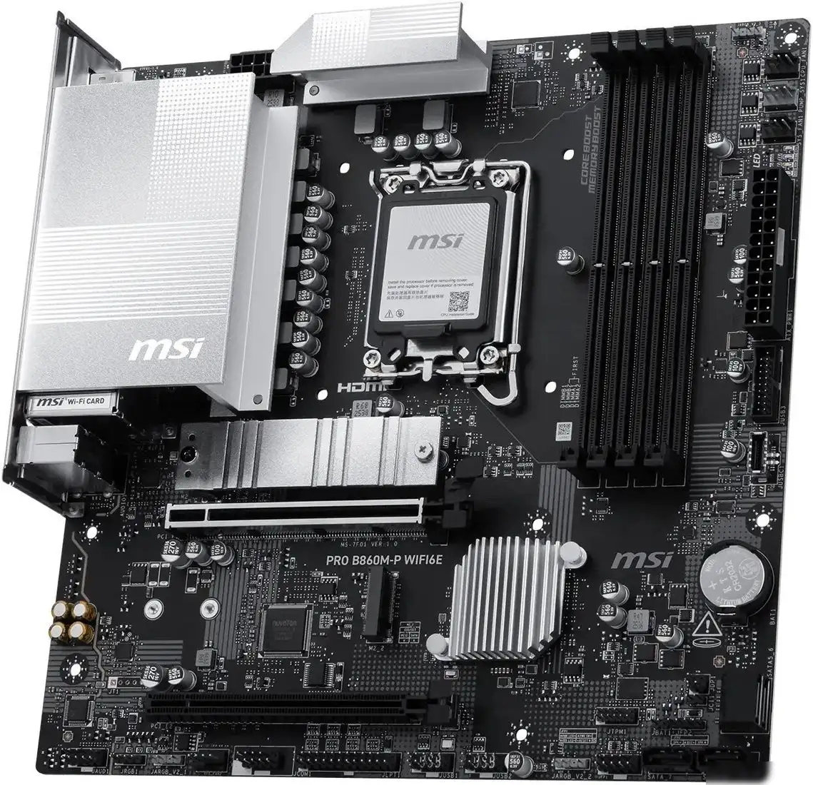 Материнская плата MSI Pro B860M-P WiFi6E – фото товара