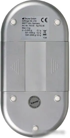 Кухонные весы Beurer KS36 - фото товара