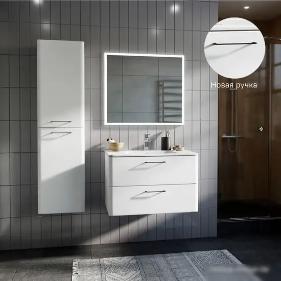 Мебель для ванных комнат IDDIS Тумба под умывальник Brick 80 BRI60W0i95 – фото товара