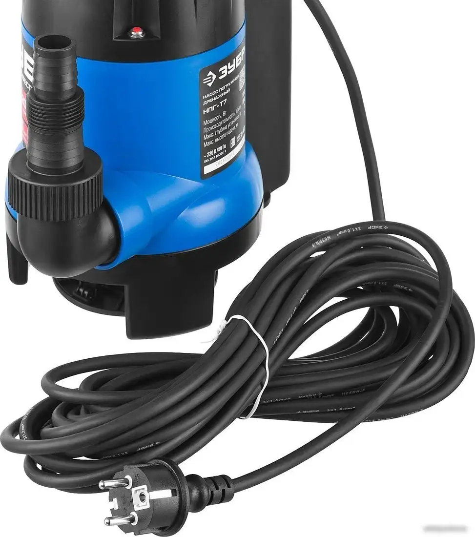 Дренажный насос Зубр НПГ-Т7-400 - фото товара