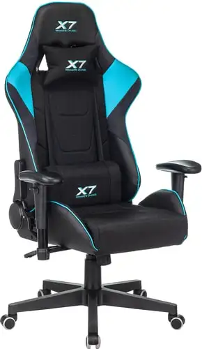 Кресло A4Tech X7 GG-1100 (черный/бирюзовый) – изображение в каталоге