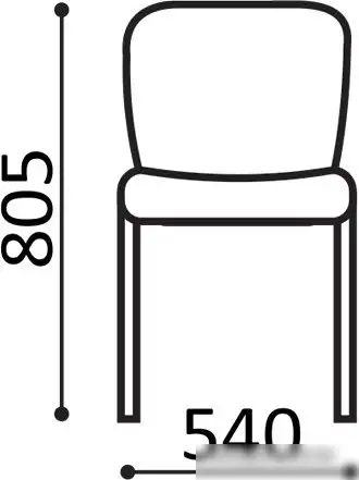 Офисный стул Brabix Iso CF-005 (ткань, серый) – фото товара