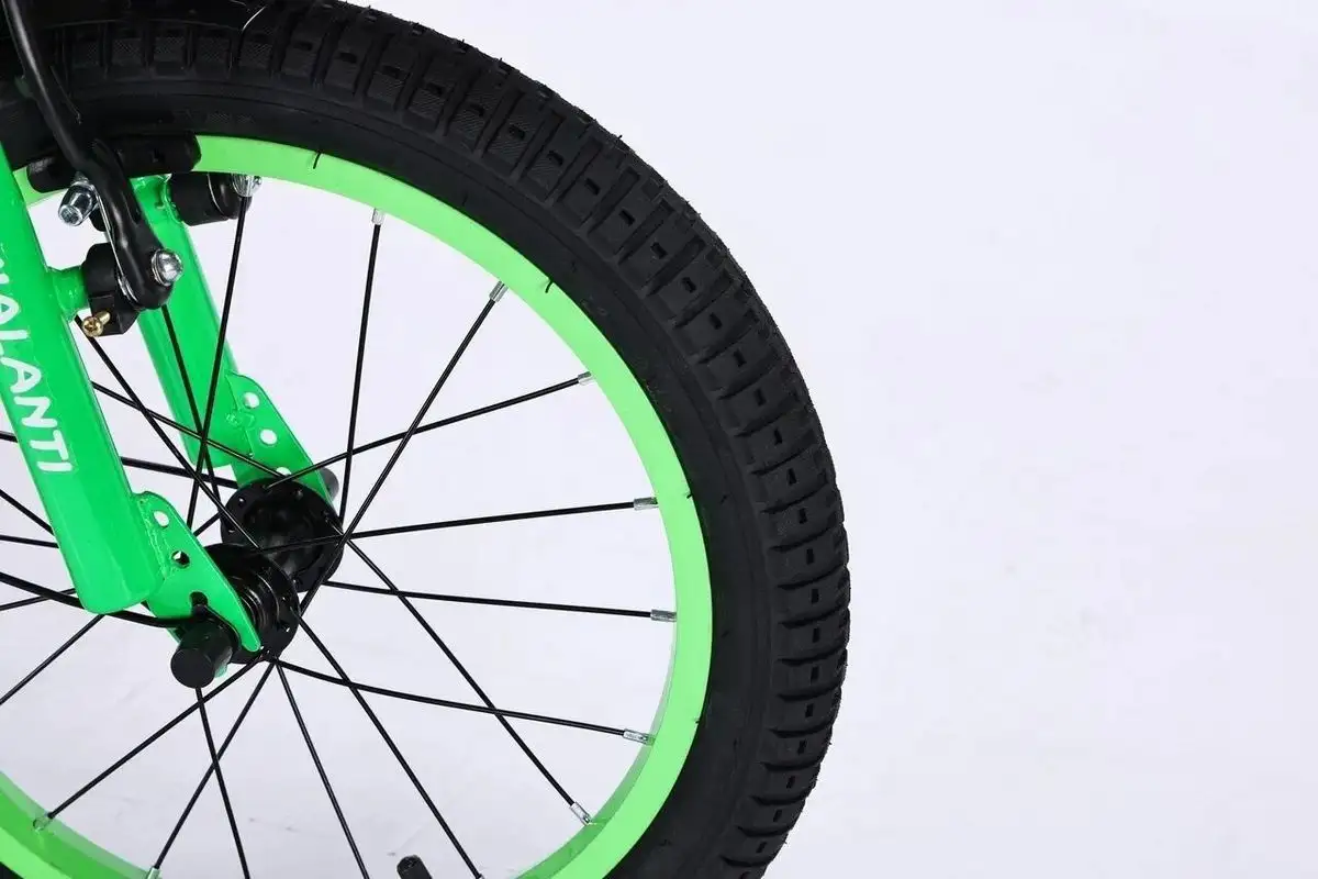 Детский велосипед Nialanti Spike 20 2025 (черный/зеленый, разобранный) – фото товара