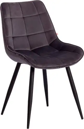 Стул TetChair Abruzzo металл/велюр (серый вельвет HLR-21) – изображение в каталоге