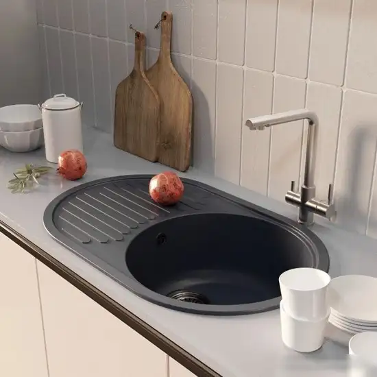 Кухонная мойка Mixline ML-GM16 551933 (антрацитовый) - фото товара