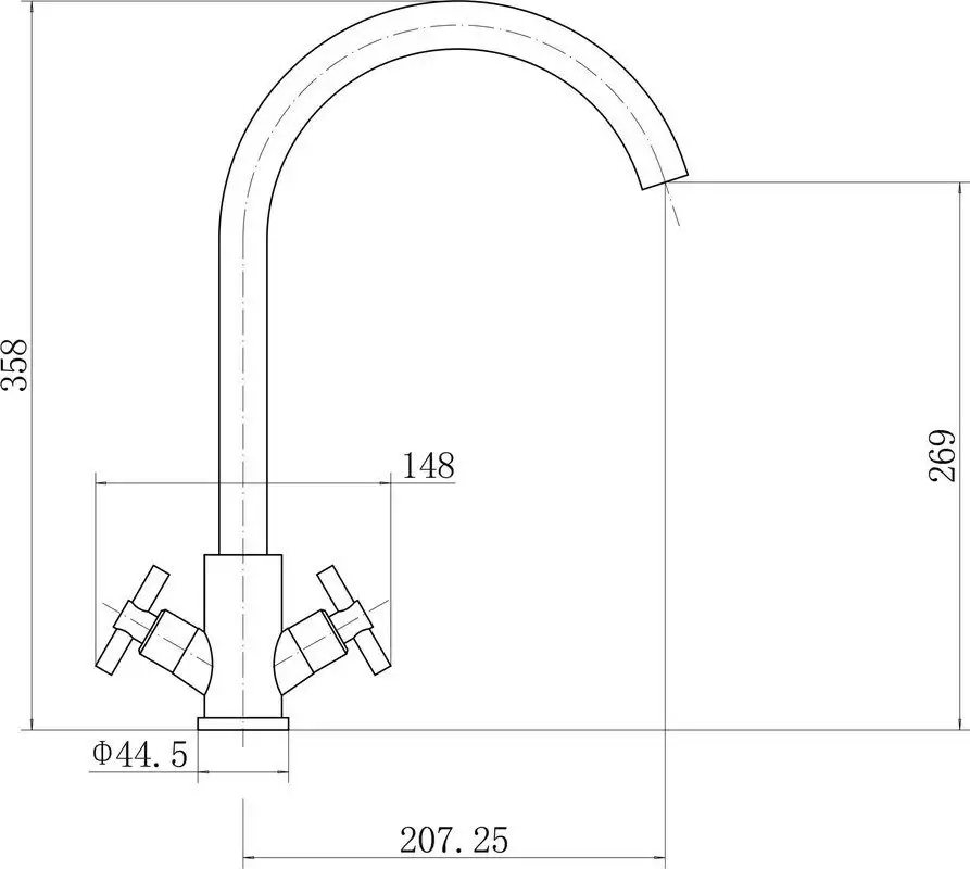 Смеситель Fashun A54028 - фото товара