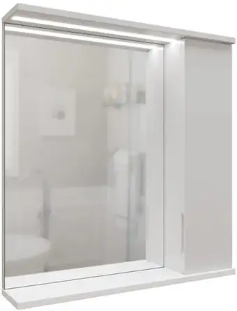 Mixline Шкаф с зеркалом для ванной Лайн 60 553011 (правый, с подсветкой) – изображение в каталоге