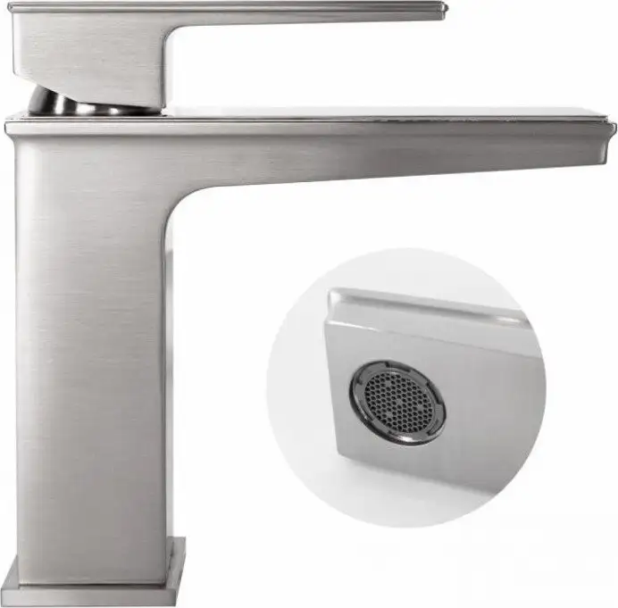 Смеситель Hansberge H1070 (никель) - фото товара