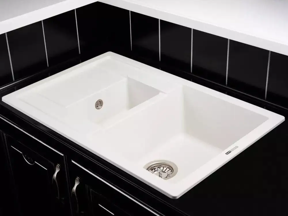 Кухонная мойка KUPPERSBERG Modena 1,5B1D (белый) - фото товара