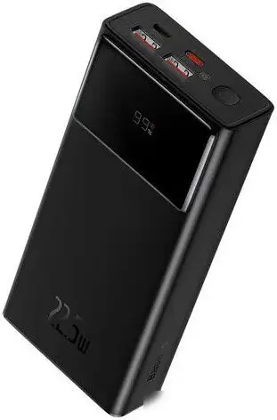 Внешний аккумулятор Baseus Star-Lord Digital Display Fast Charging Power Bank 30000mAh 22.5W (черный) – фото товара