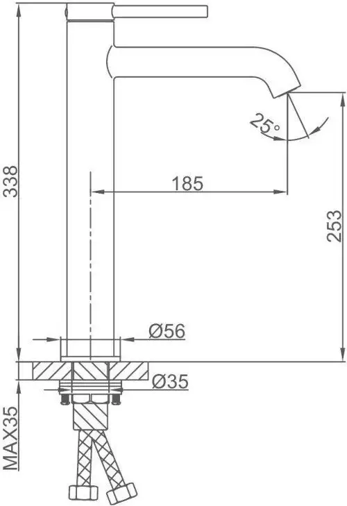 Смеситель Gappo G1006-23 - фото товара