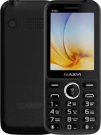 Мобильный телефон Maxvi K15n (черный) – изображение в каталоге