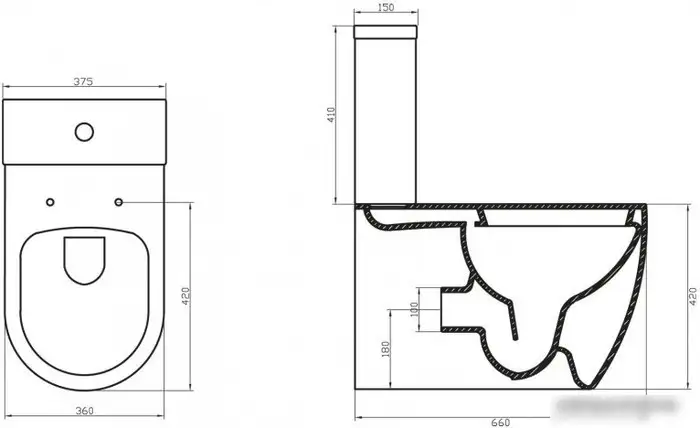 Унитаз BelBagno Marino BB105CPR - фото товара