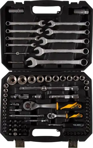 Универсальный набор инструментов Tolsen TT15143 (82 предмета) – изображение в каталоге