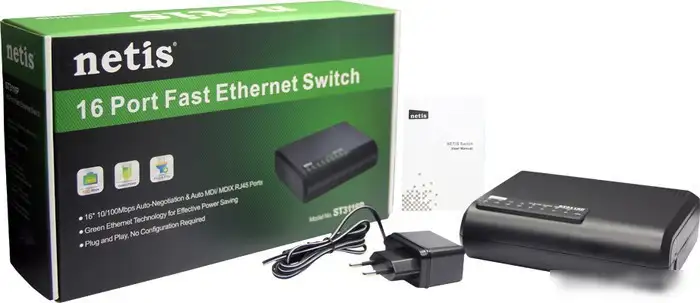Коммутатор Netis ST3116P – фото товара