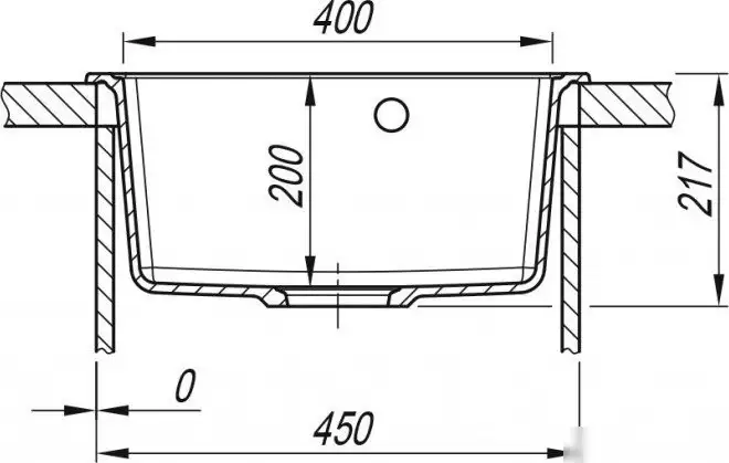 Кухонная мойка ARFEKA Dalago 47 (графитовый) - фото товара