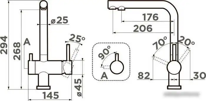 Смеситель Omoikiri Nagano-P-WH (белый) - фото товара