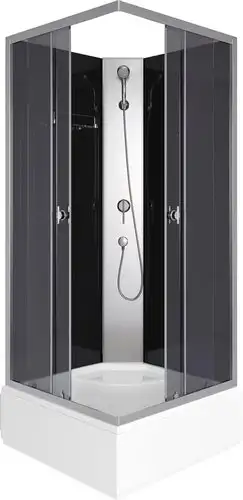 Душевая кабина Niagara Eco E90/26Q/TN/BK 90x90x195 - изображение в каталоге