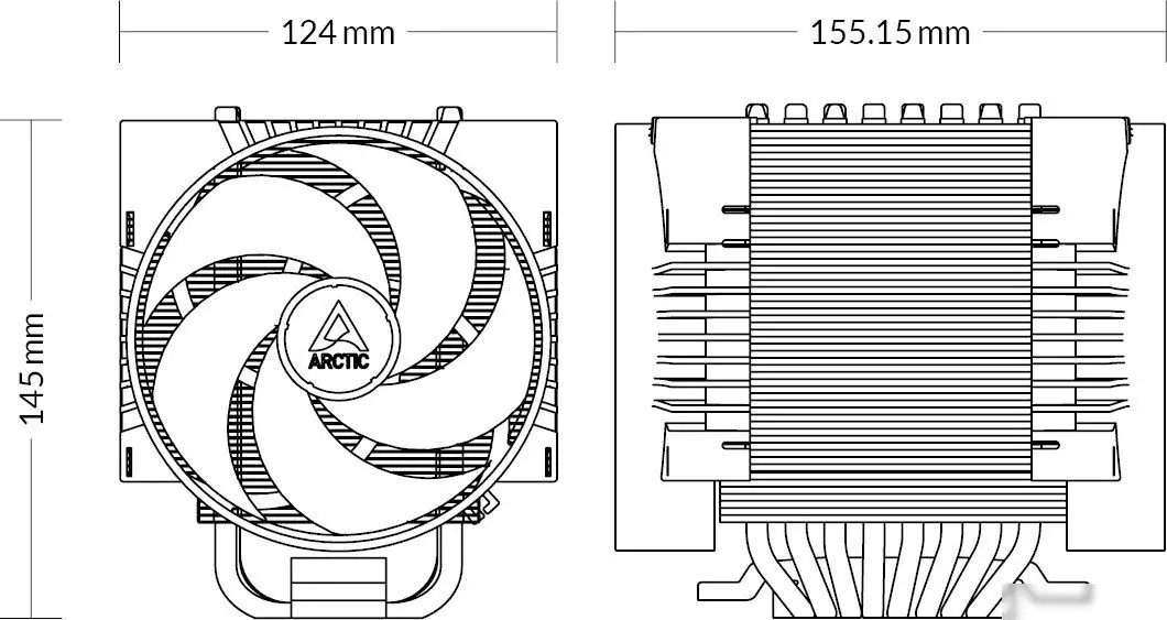 Кулер для процессора Arctic Freezer 4U-M Rev. 2 ACFRE00133B – фото товара