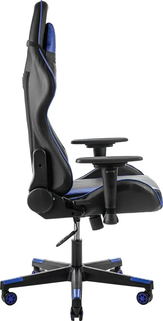 Игровое (геймерское) кресло Mio Tesoro Winner 8051 (черный/синий) – фото товара