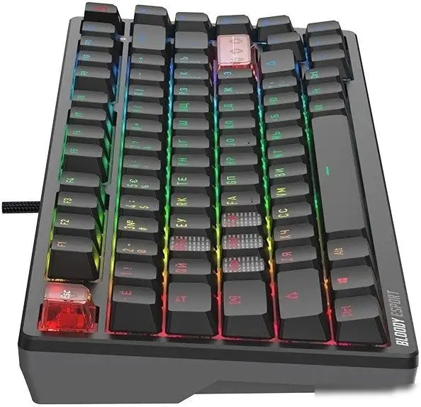 Клавиатура A4Tech Bloody MS76 (черный) – фото товара