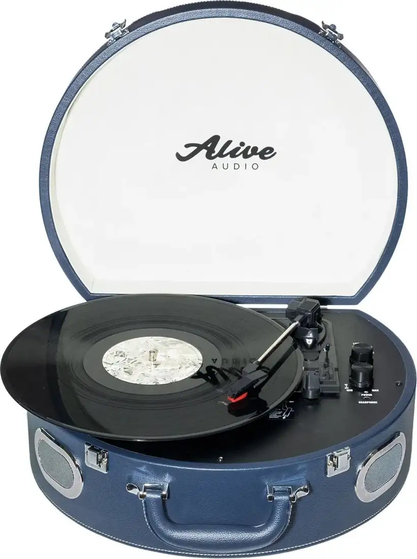 Виниловый проигрыватель Alive Audio Movie (океанская глубина) – фото товара