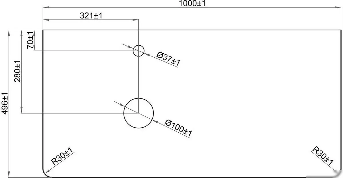 Misty Столешница Роял 100 MA01-100 (серый) – фото товара
