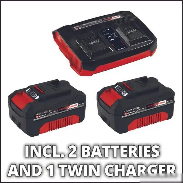 Газонокосилка Einhell Rasarro 36/40 (с 2-мя АКБ) – фото товара