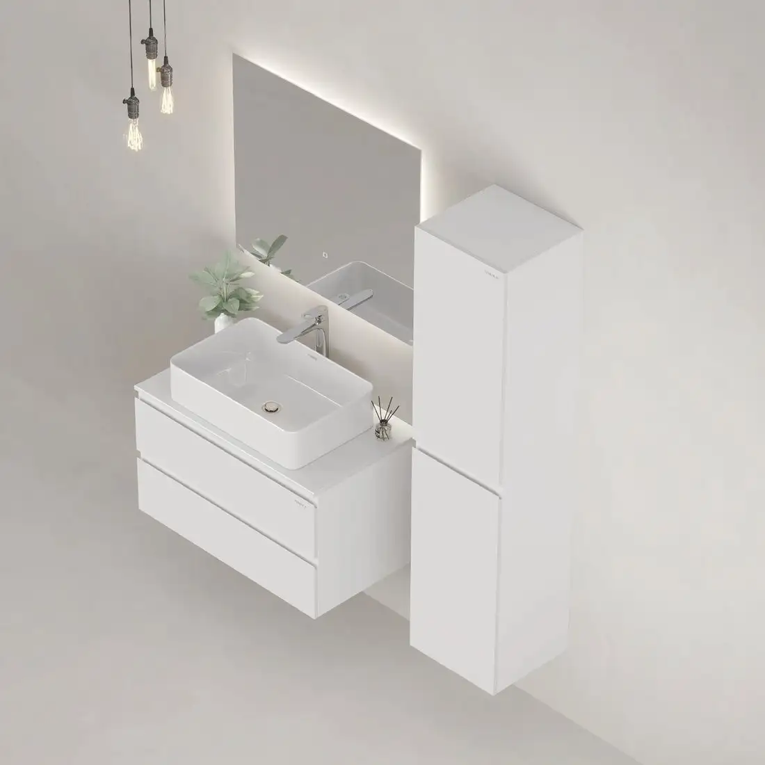 Onika Шкаф-пенал для ванной Алеста 35 403570 – фото товара