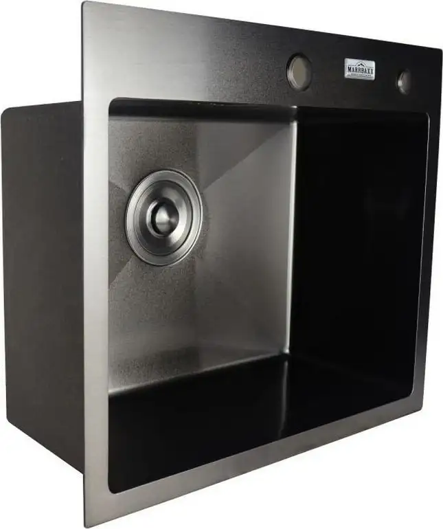 Кухонная мойка MARRBAXX B5044-R (черный/графит) - фото товара