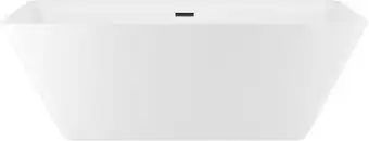 Ванна Wellsee Cute Twin S 168x75 23830103R (отдельностоящая ванна белый глянец, экран, ножки, сифон-автомат матовый черный) - изображение в каталоге