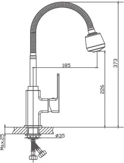 Смеситель Haiba HB73615 (хром) - фото товара