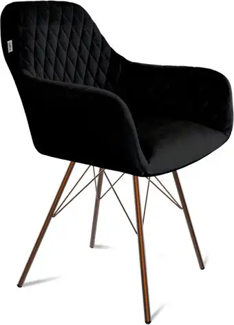 Стул Sheffilton SHT-ST38/S37 (ночное затмение/медный металлик) – изображение в каталоге