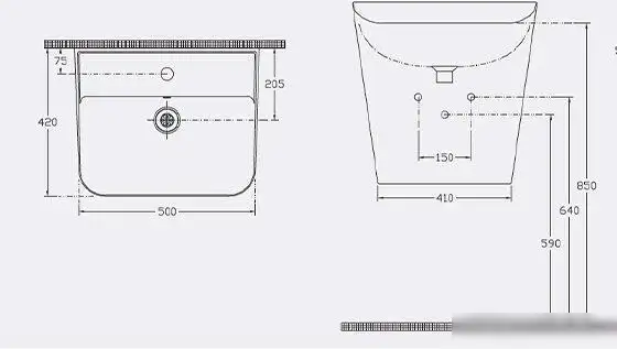 Умывальник Isvea Sott Aqua Monoblock 10SQ37002B - фото товара