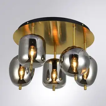 Люстра средней высоты Arte Lamp Freddie A2231PL-5PB – изображение в каталоге