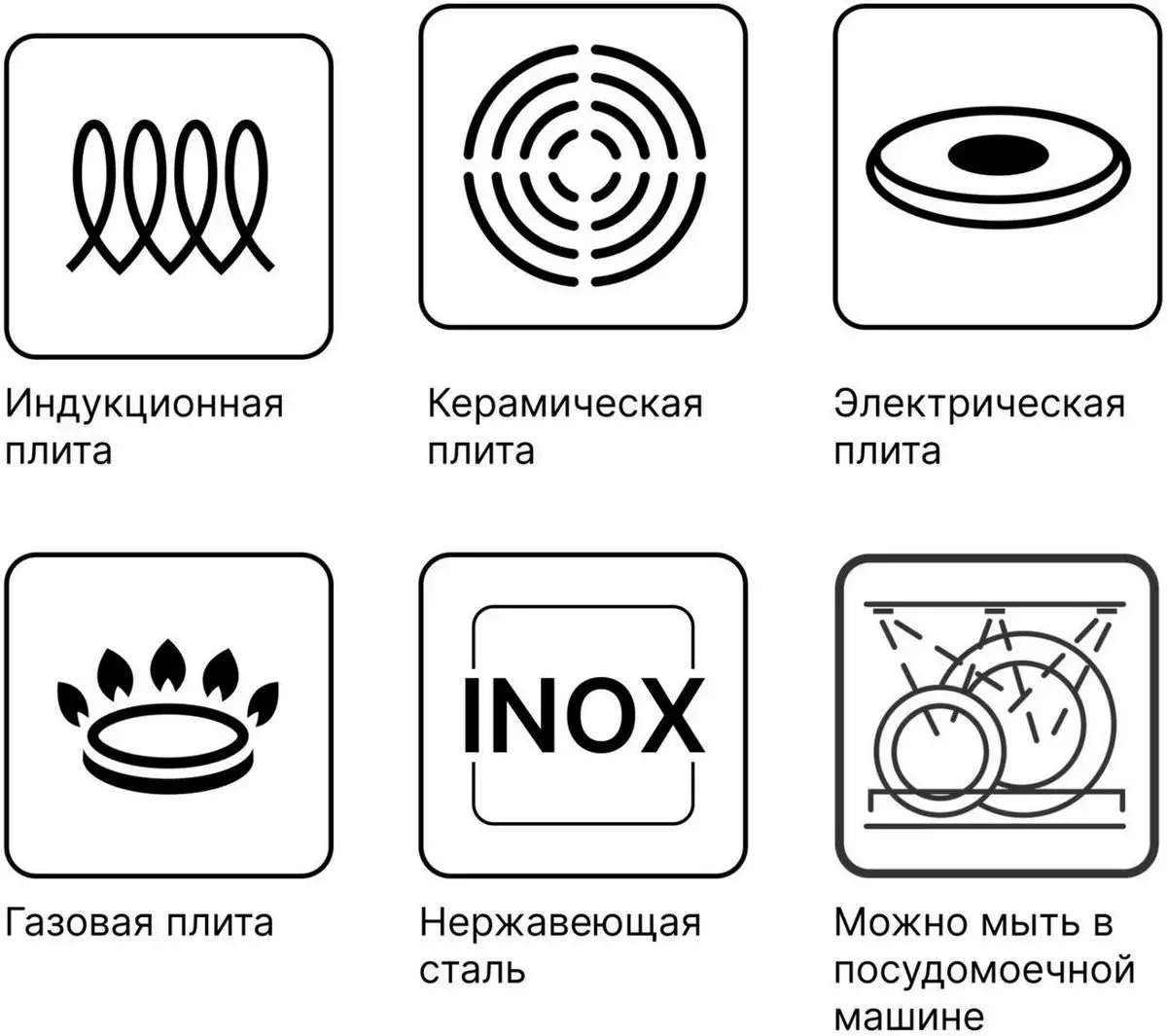 Сковорода ВОК Swed House Nijkerk MR3-666 (черный)
