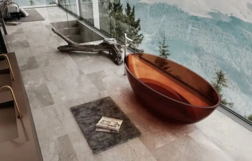 Ванна Abber Kristall AT9702 Opal (коричневый) - фото товара