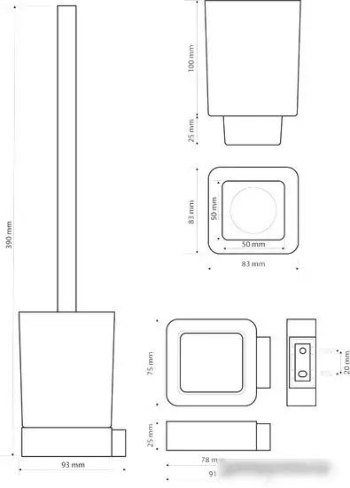 Ершик для унитаза Bemeta Solo 139113142 – фото товара