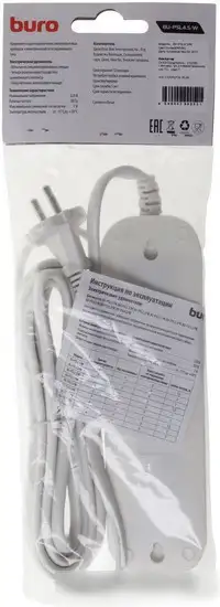 Сетевой фильтр Buro BU-PSL4.5/W – фото товара