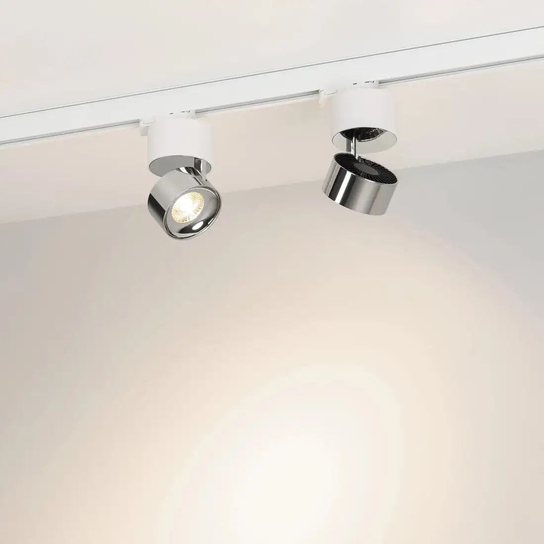 Трековый светильник Arlight SP-PLURIO-TRACK-4TR-R77-9W Day4000 WH-CHR 36deg 038104 – фото товара