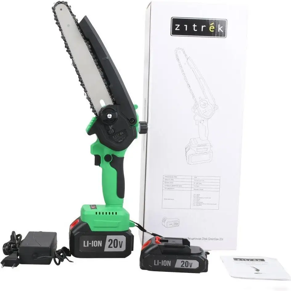Аккумуляторная пила Zitrek GreenSaw 20V 082-1858-1 (с 2-мя АКБ) – фото товара