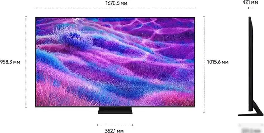 MiniLED телевизор Samsung QLED QN80F QE75QN80FAUXRU – фото товара
