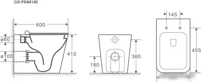 Унитаз Grossman GR-PR4414S - фото товара