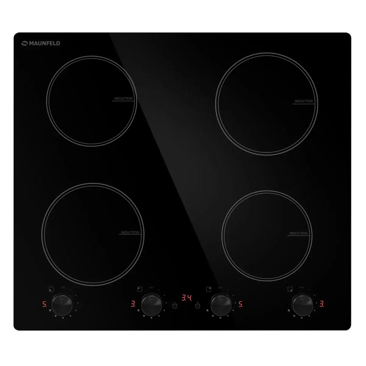 Варочная панель MAUNFELD CVI594MBK2 - предпросмотр изображения Варочная панель MAUNFELD CVI594MBK2 - изображение в каталоге