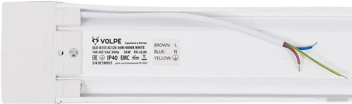 Линейный светильник Volpe ULO-Q155 AL120-36W/4000K White UL-00009261 – фото товара