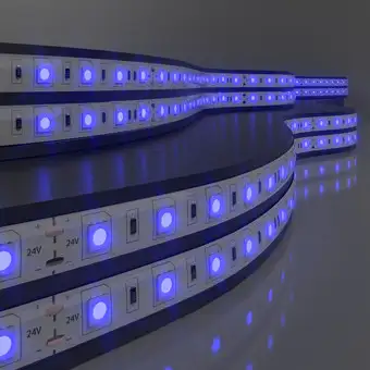 Светодиодная лента Elektrostandard 24V 14.4W 60Led 5050 IP20 синий a052975 – изображение в каталоге