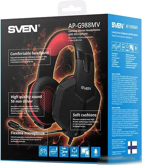 Наушники SVEN AP-G988MV – фото товара
