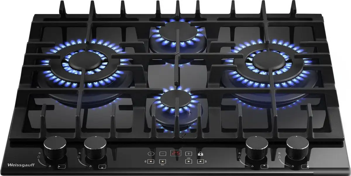 Варочная панель Weissgauff HGG 642 BGH Double Wok Timer - фото товара