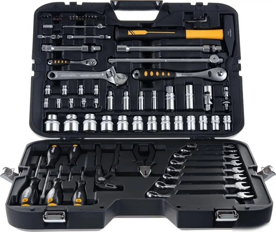 Универсальный набор инструментов Inforce 06-07-19 (77 предметов) – фото товара